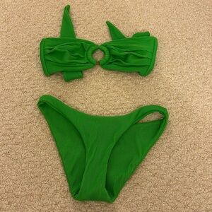 kulani kinis strapless bandeau set